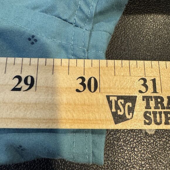 Saddlebred Shirt 3XLT Men’s Blue Geometric Long Sleeve Button Down Classic Fit - Picture 6 of 6